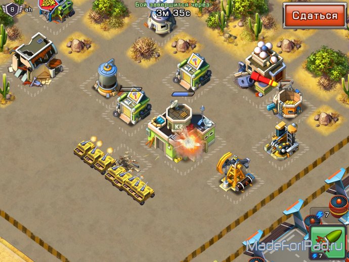 Iron Desert. Наследие Clash of Clans и Boom Beach - стратегия для iPad