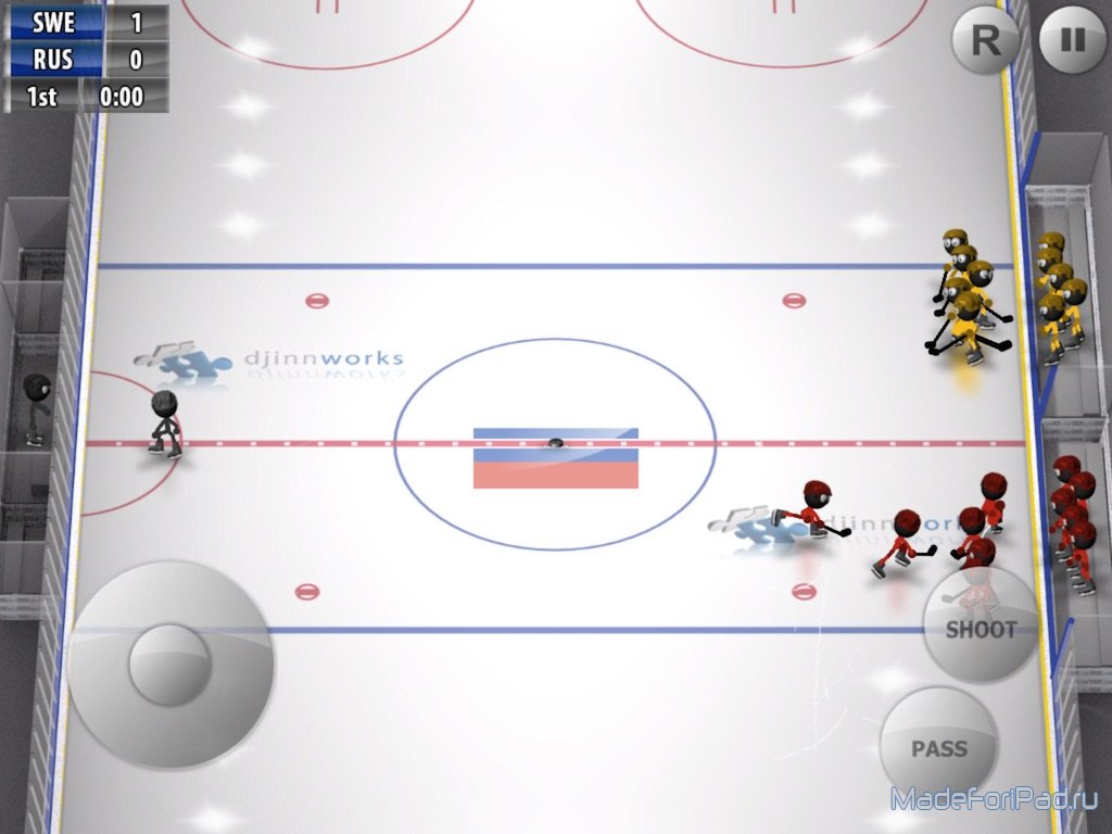 Stickman Ice Hockey - аркадный хоккей на iPad | Все для iPad