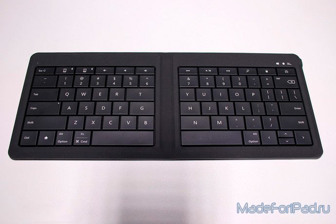 Microsoft разработала беспроводную клавиатуру Universal Folding Keyboard