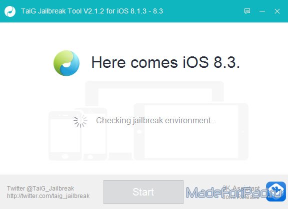 Джейлбрейк (Jailbreak) iOS 8.3 успел обновиться до версии 2.1.2