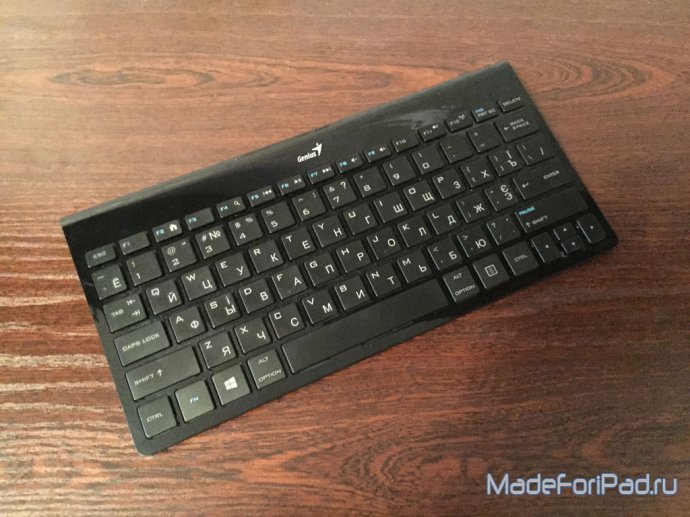 Genius LuxePad 9100 – недорогая bluetooth-клавиатура для iPad
