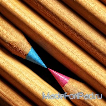 Обои для iPad Выпуск 169. Разноцветные карандаши