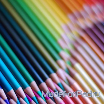 Обои для iPad Выпуск 169. Разноцветные карандаши