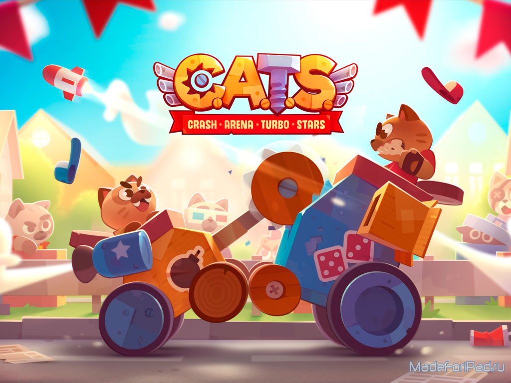 CATS: Crash Arena Turbo Stars - новая игра от ZeptoLab | Все для iPad