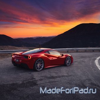 Обои для iPad Выпуск 213. Улетные Ferrari