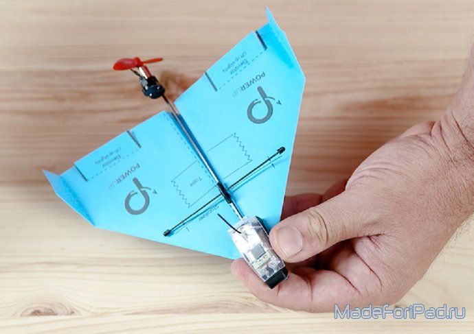 POWERUP DART - бумажные самолетики с управлением