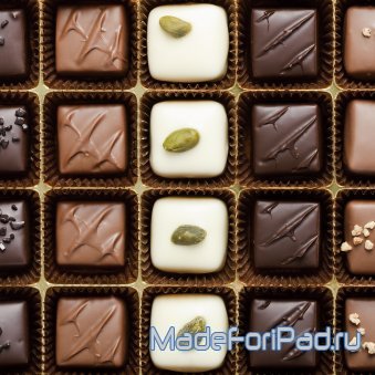 Обои для iPad Выпуск 263. Шоколад и шоколадные конфеты