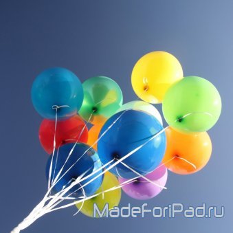 Обои для iPad Выпуск 302. Воздушные шарики