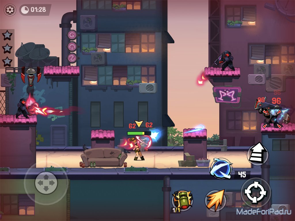 Bombastic Brothers - Run & Gun платформер в духе Контры на iOS | Все для  iPad